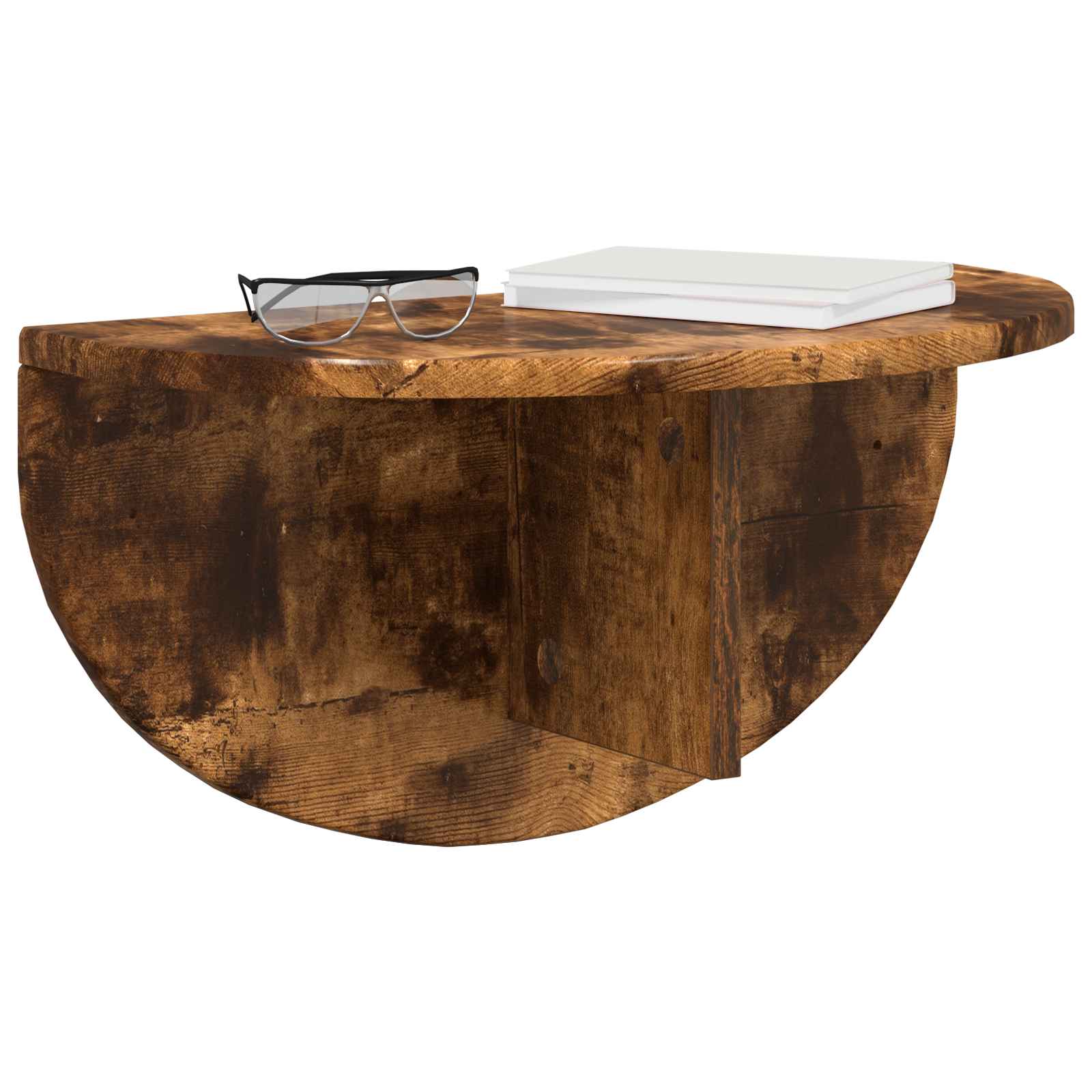 Raft de perete Stejar fumuriu 38 x 19 x 19 cm Lemn compozit — imaginea 3