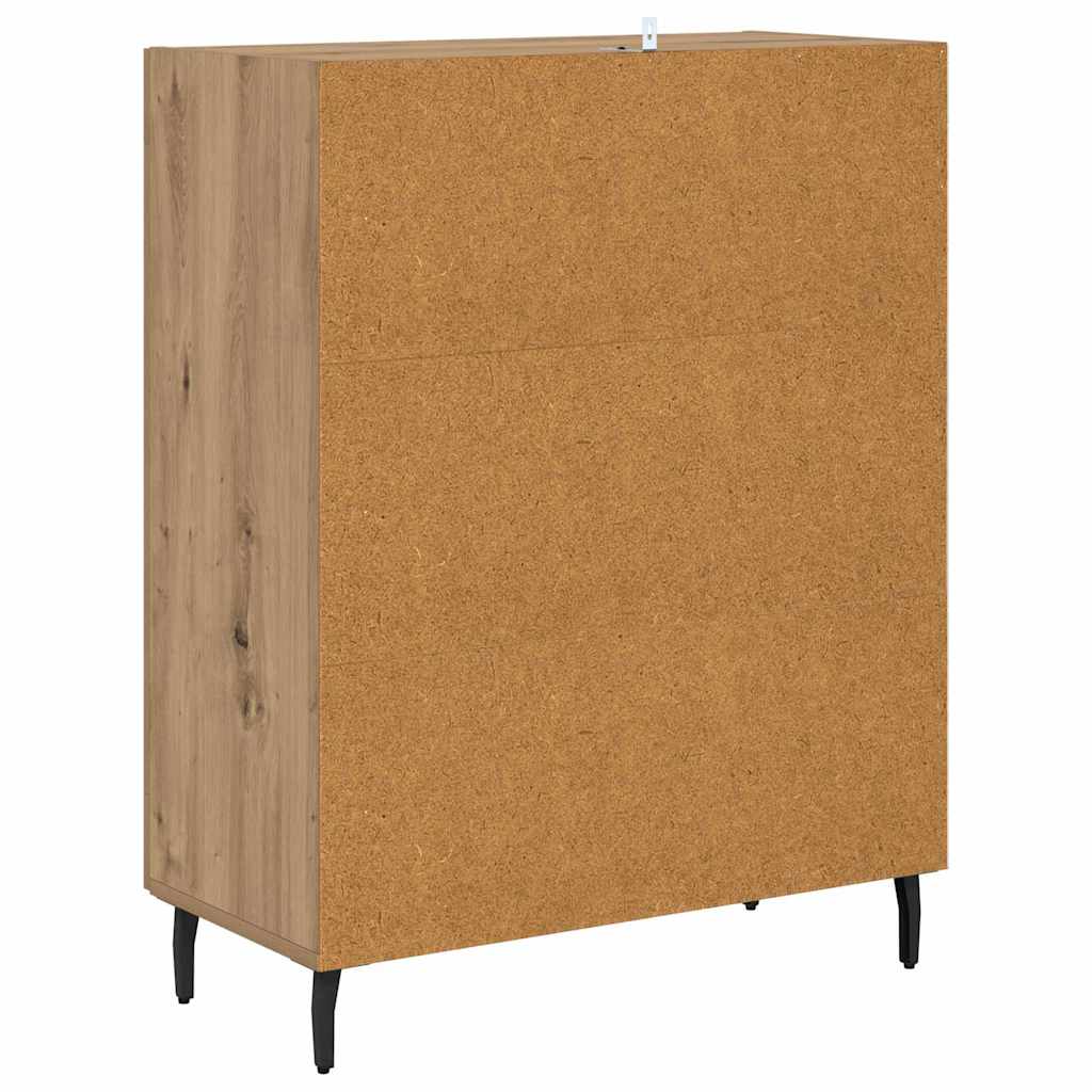 Bufet Stejar Artizanal 69,5 x 34 x 90 cm Lemn compozit — imaginea 9
