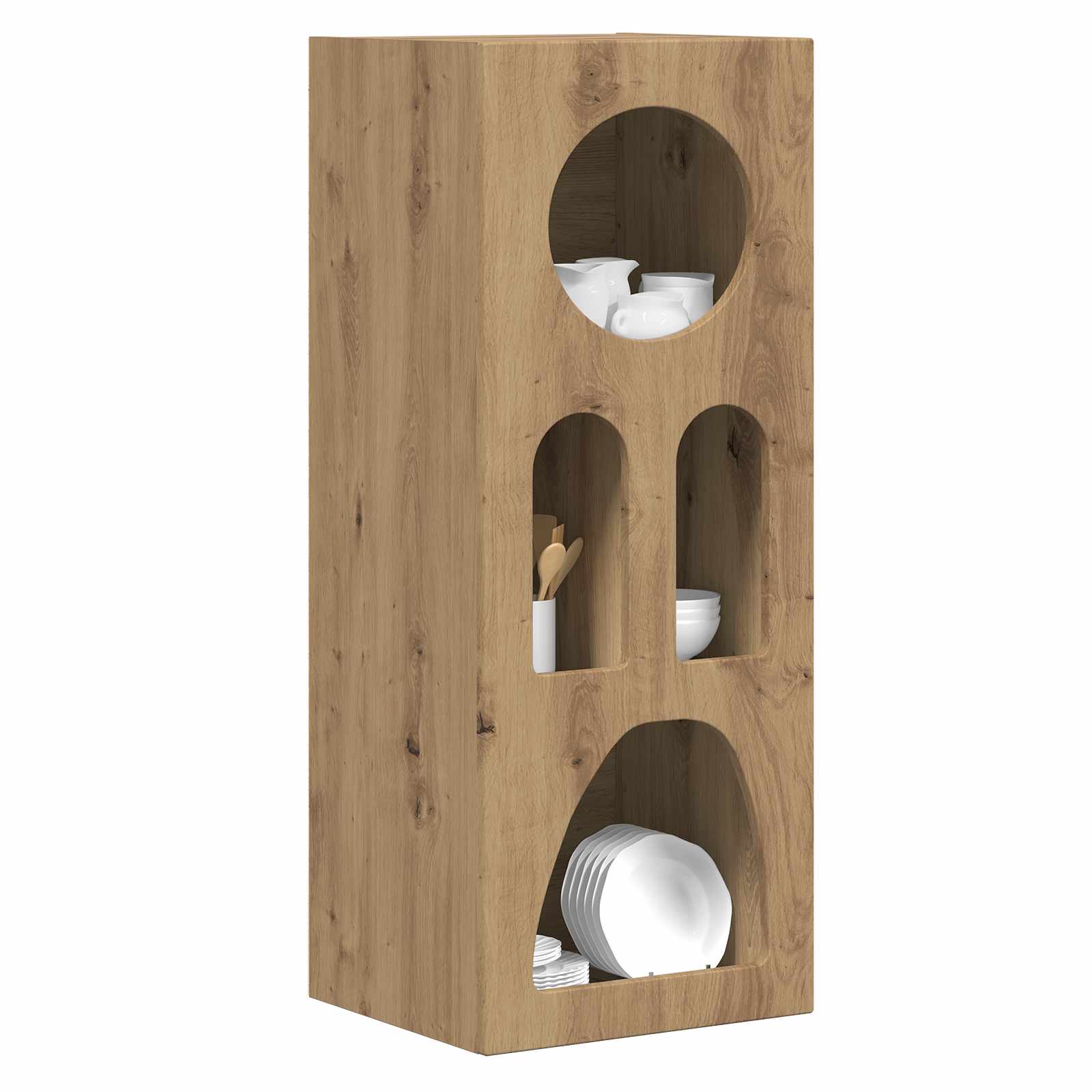 Bufet Stejar Artizanal 40 x 35 x 100.5 cm Lemn compozit — imaginea 3