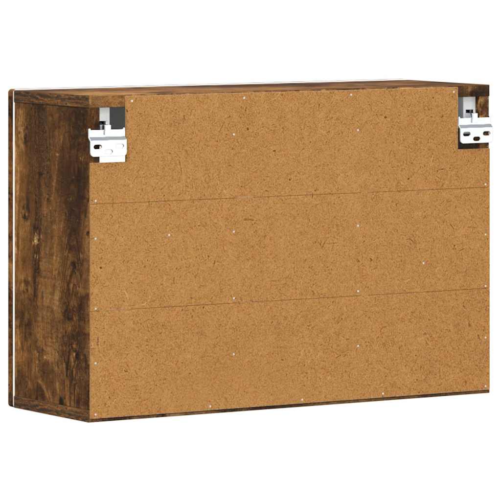 Dulap suspendat Stejar fumuriu 60 x 20 x 40 cm Lemn compozit — imaginea 9