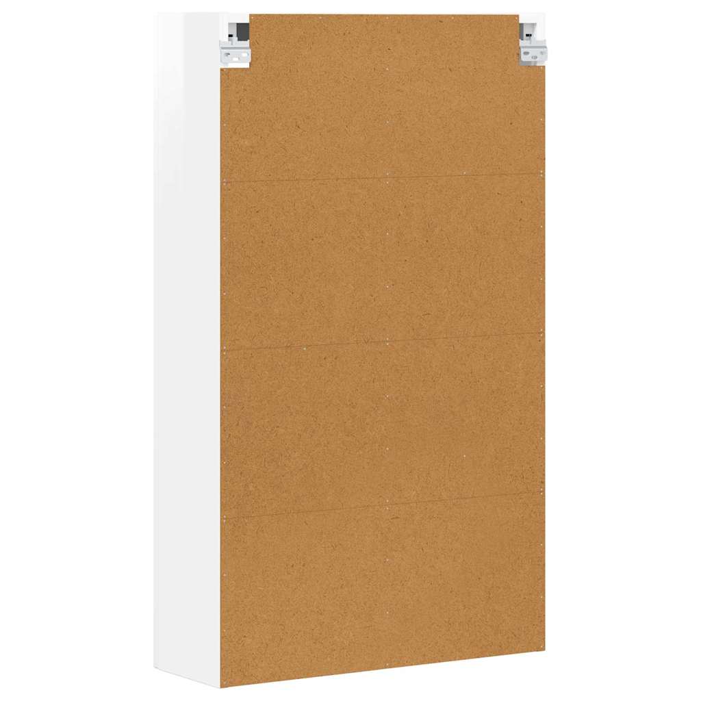 Dulap suspendat Alb lucios 59 x 20 x 100 cm Lemn compozit — imaginea 5