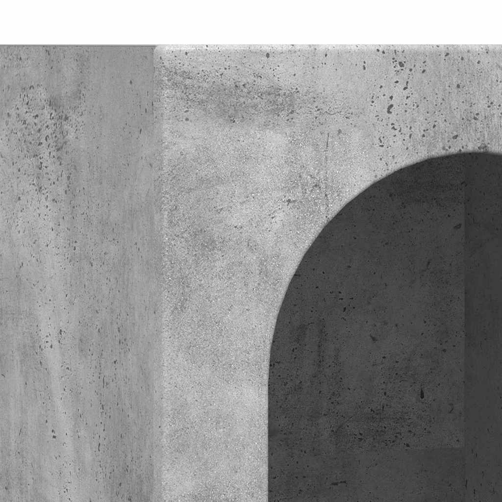 Bufet Gri din beton 59 x 35 x 80.5 cm Lemn compozit — imaginea 10
