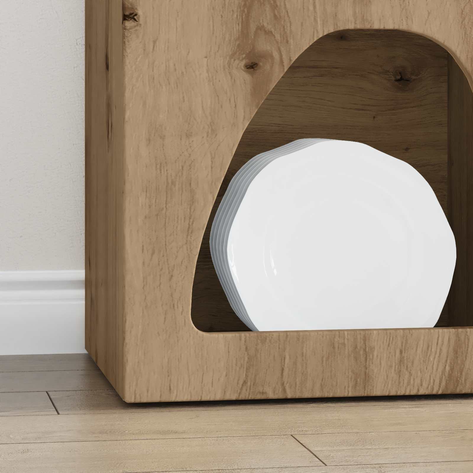 Bufet Stejar Artizanal 40 x 35 x 100.5 cm Lemn compozit — imaginea 5