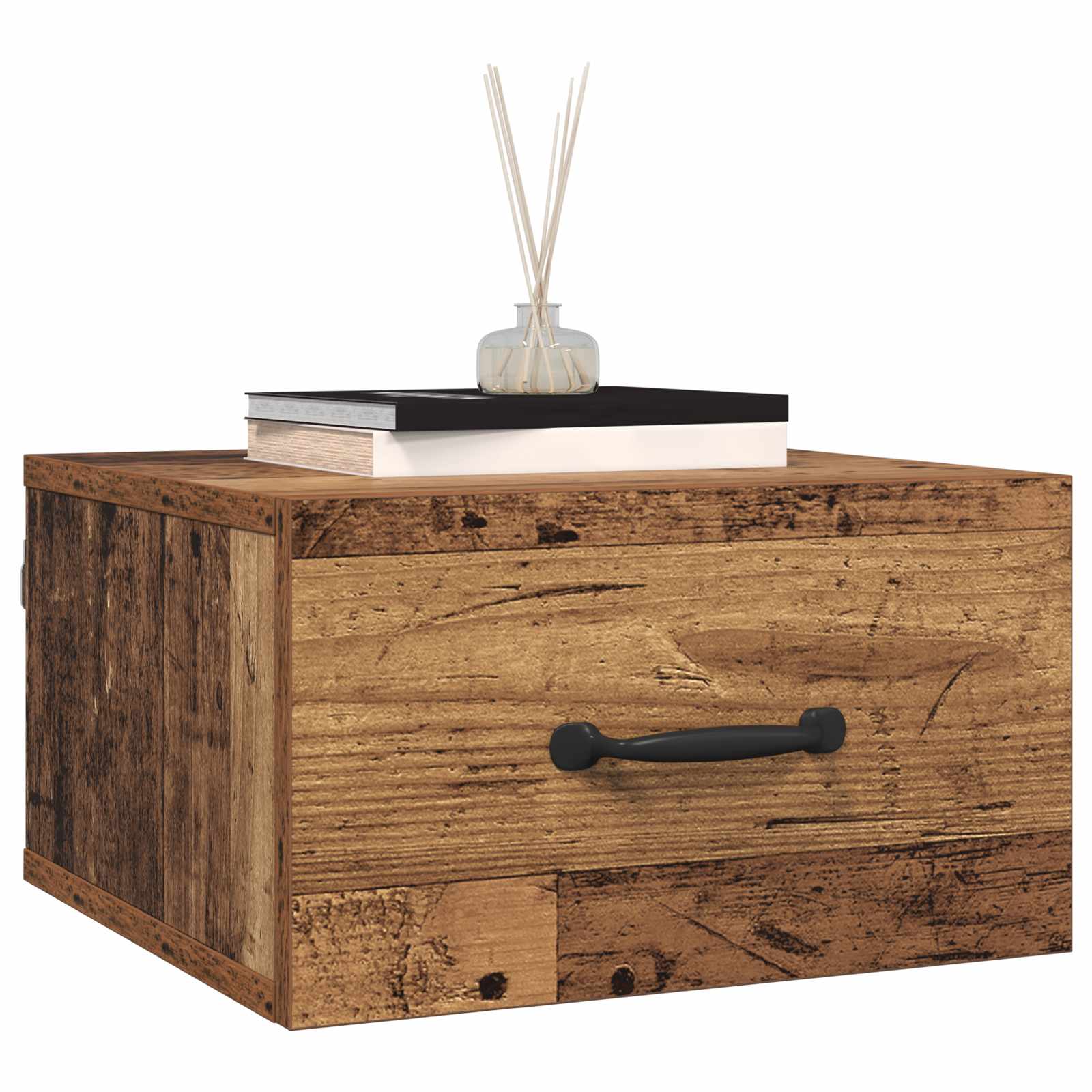 Noptiera Lemn Vechi 35 x 35 x 20 cm Lemn compozit — imaginea 3