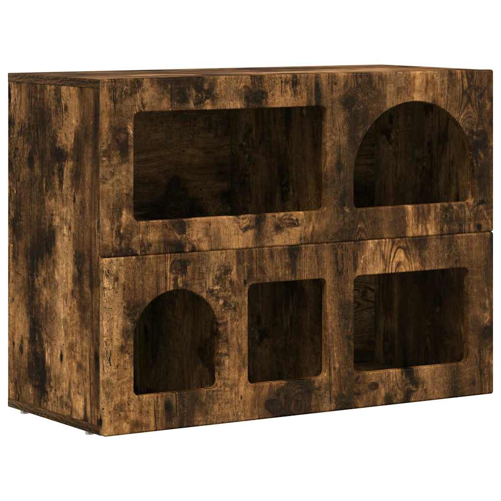 Bufet Stejar fumuriu 80.5 x 35 x 59 cm Lemn compozit