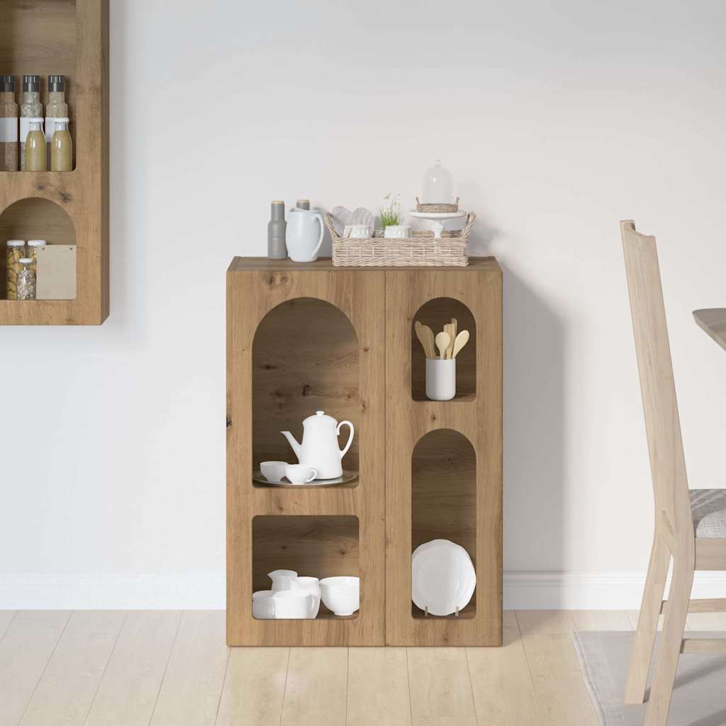 Bufet Stejar Artizanal 59 x 35 x 80.5 cm Lemn compozit — imaginea 5