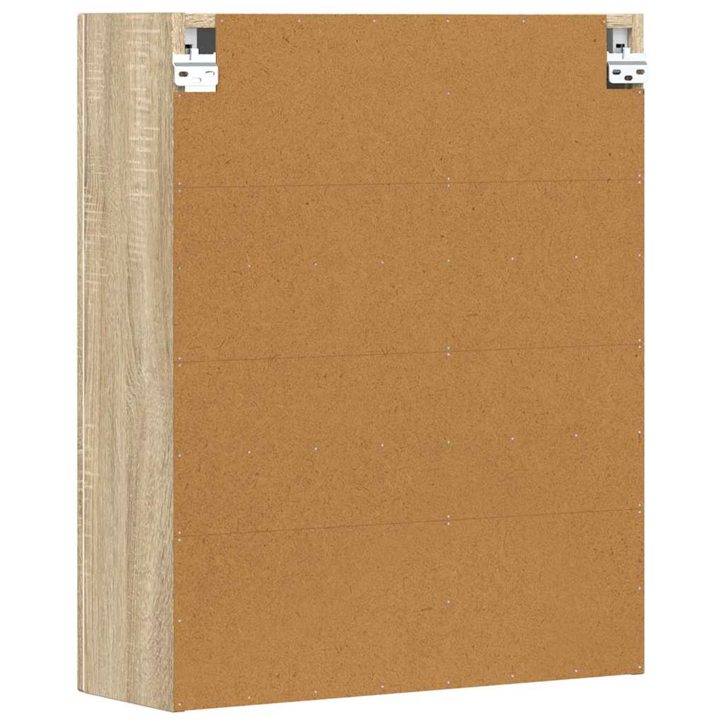 Dulap suspendat Stejar Sonoma 59 x 20 x 71.5 cm Lemn compozit — imaginea 8
