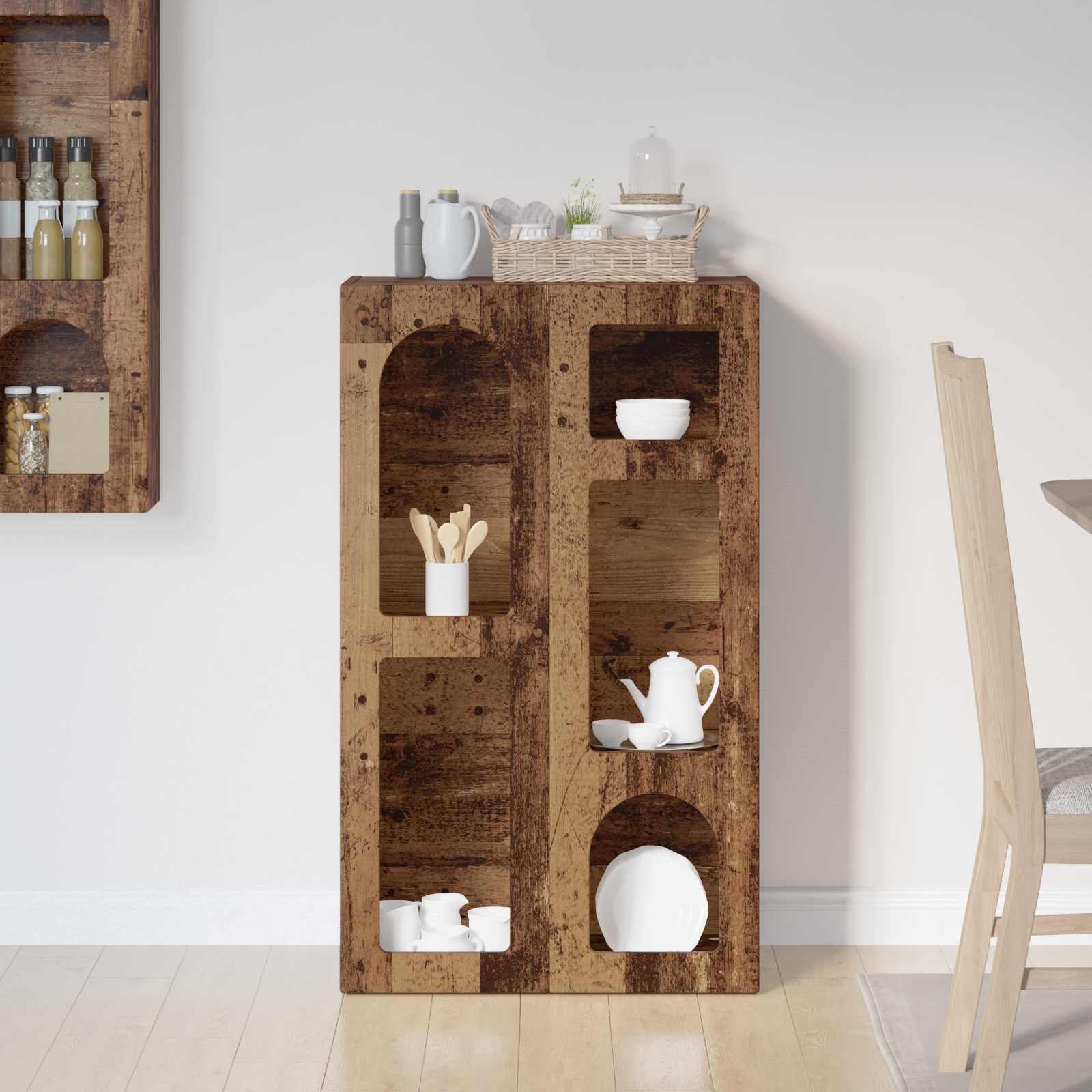 Bufet Lemn vechi 59 x 35 x 100,5 cm Lemn compozit — imaginea 4