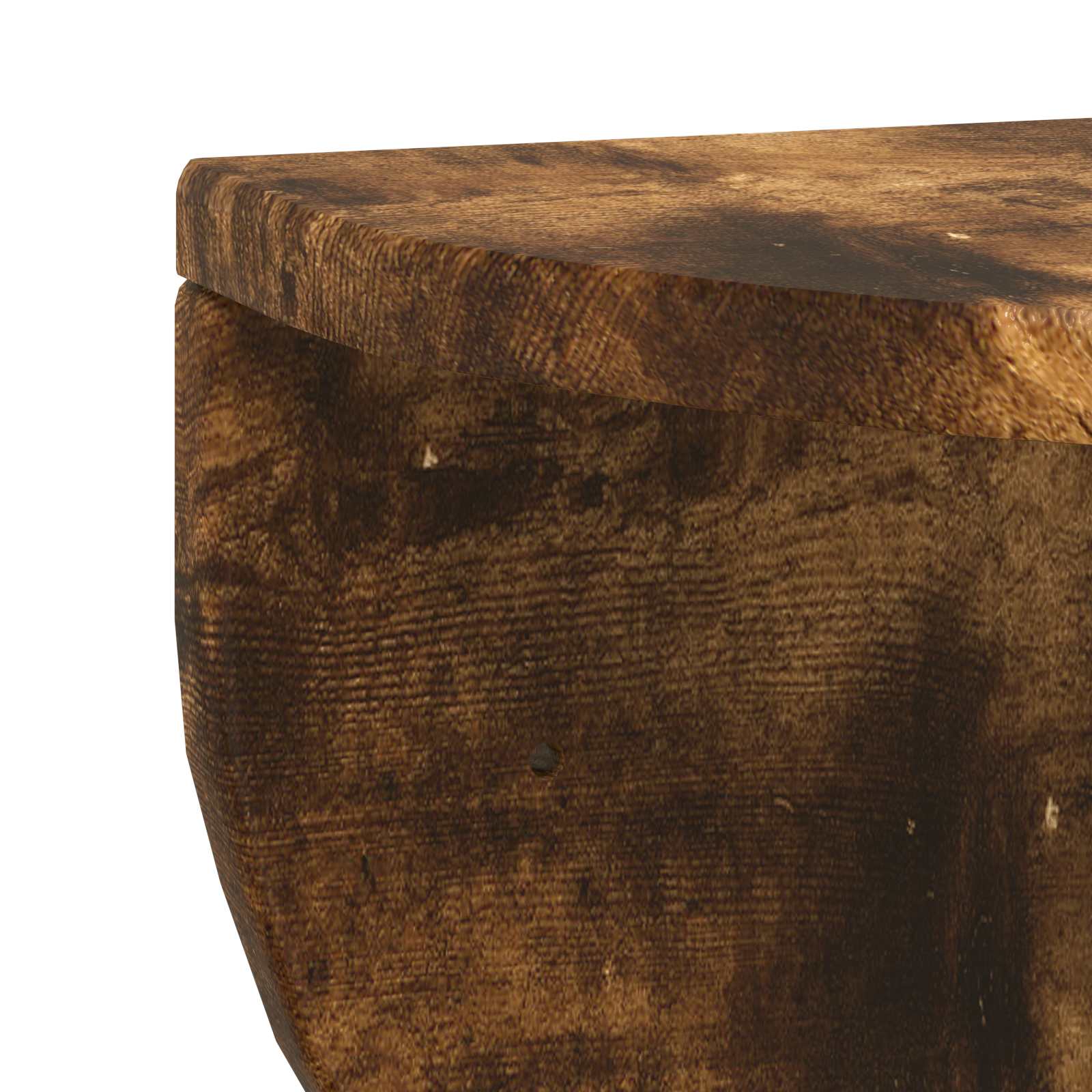 Raft de perete Stejar fumuriu 38 x 19 x 19 cm Lemn compozit — imaginea 8