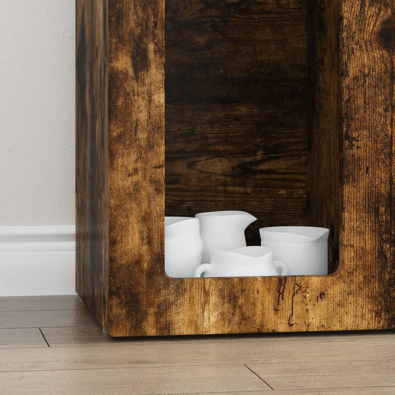 Bufet Stejar fumuriu 59 x 35 x 100,5 cm Lemn compozit — imaginea 5