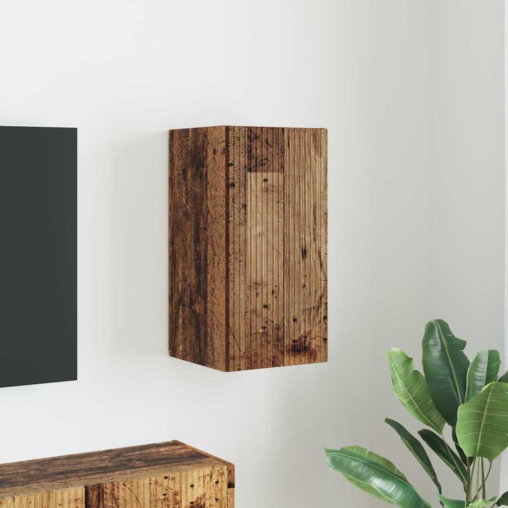 Dulap TV de perete Lemn Vechi 30 x 31 x 60 cm Lemn compozit — imaginea 2