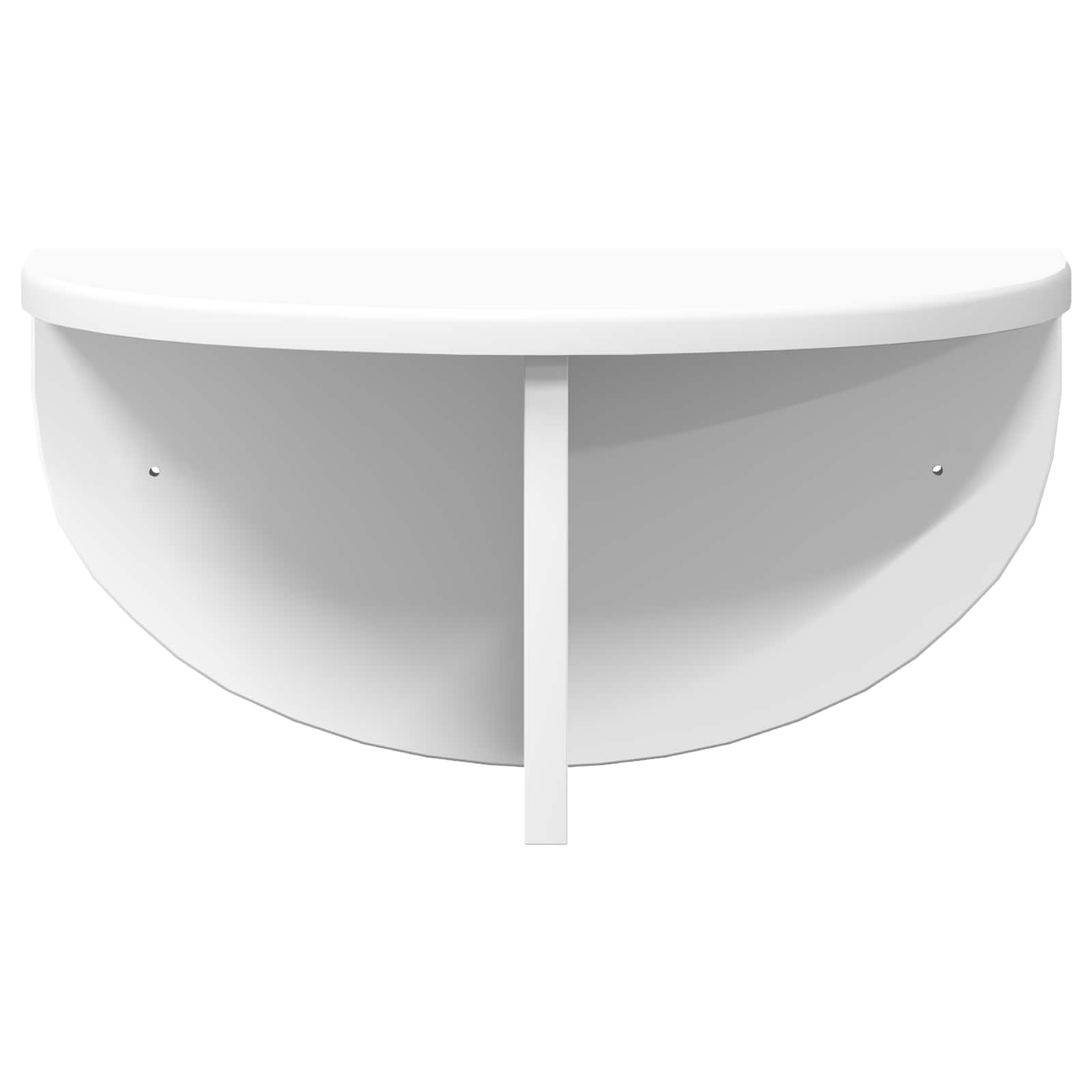 Raft de perete 2 pcs Alb 38 x 19 x 19 cm Lemn compozit — imaginea 6