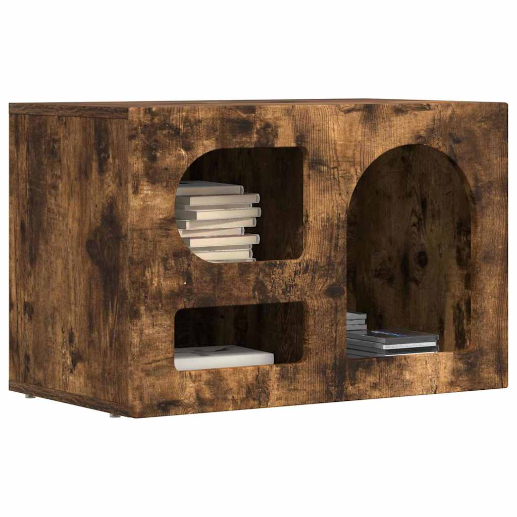 Cabinet TV Stejar fumuriu 60 x 35 x 40 cm Lemn compozit — imaginea 4