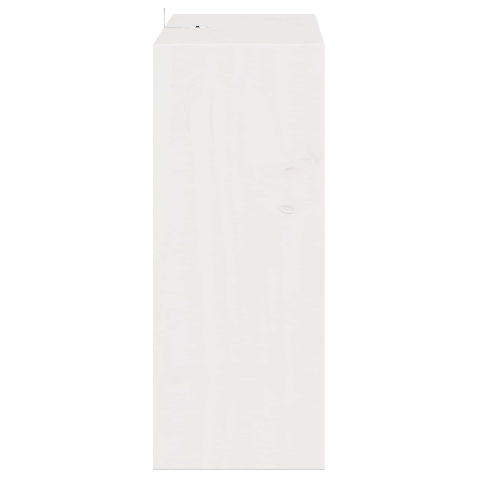 Raft pentru vin 4 pcs Alb 62 x 25 x 62 cm Lemn de pin masiv — imaginea 7