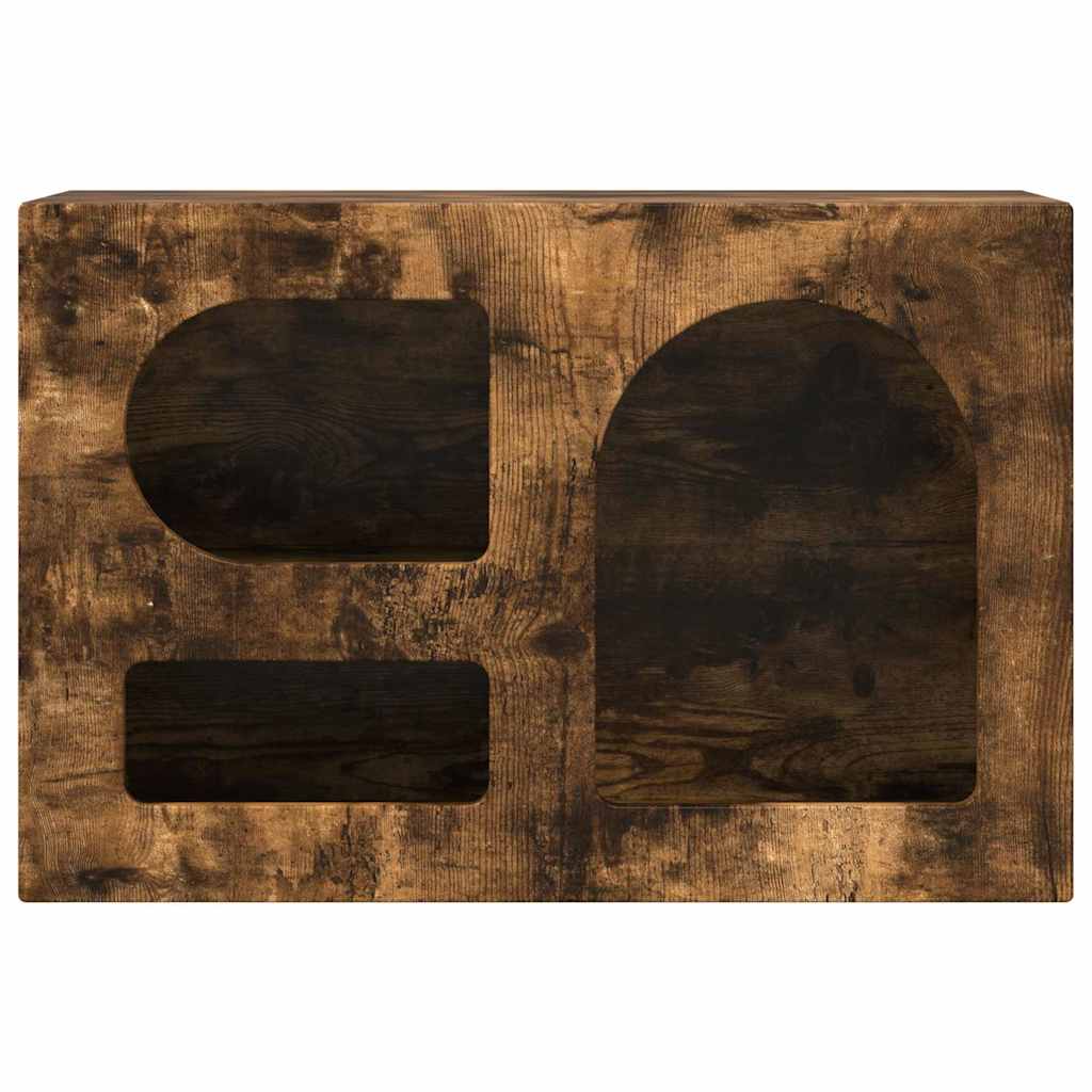 Cabinet TV Stejar fumuriu 60 x 35 x 40 cm Lemn compozit — imaginea 6