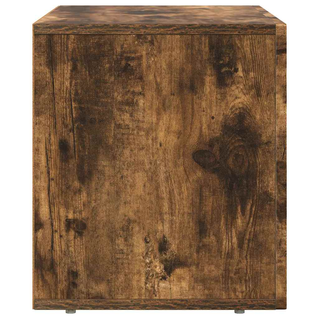 Cabinet TV Stejar fumuriu 60 x 35 x 40 cm Lemn compozit — imaginea 7