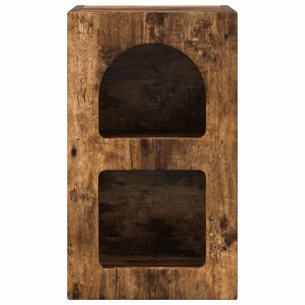 Noptiera 2 pcs Stejar fumuriu 29.5 x 35 x 50 cm Lemn compozit — imaginea 7