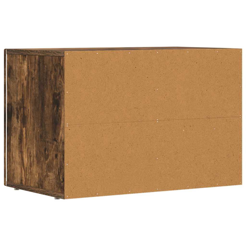 Cabinet TV Stejar fumuriu 60 x 35 x 40 cm Lemn compozit — imaginea 8
