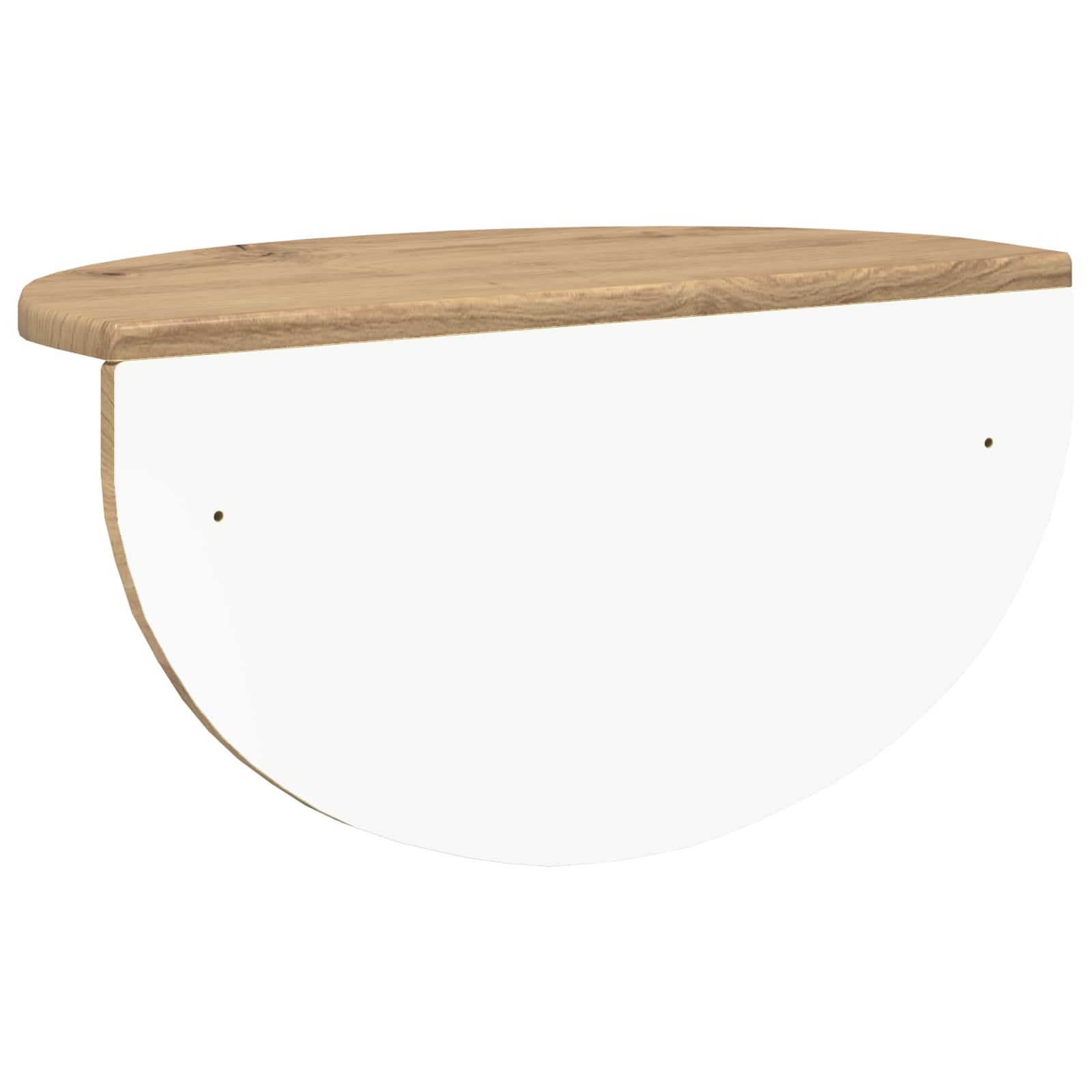 Raft de perete Stejar Artizanal 38 x 19 x 19 cm Lemn compozit — imaginea 7