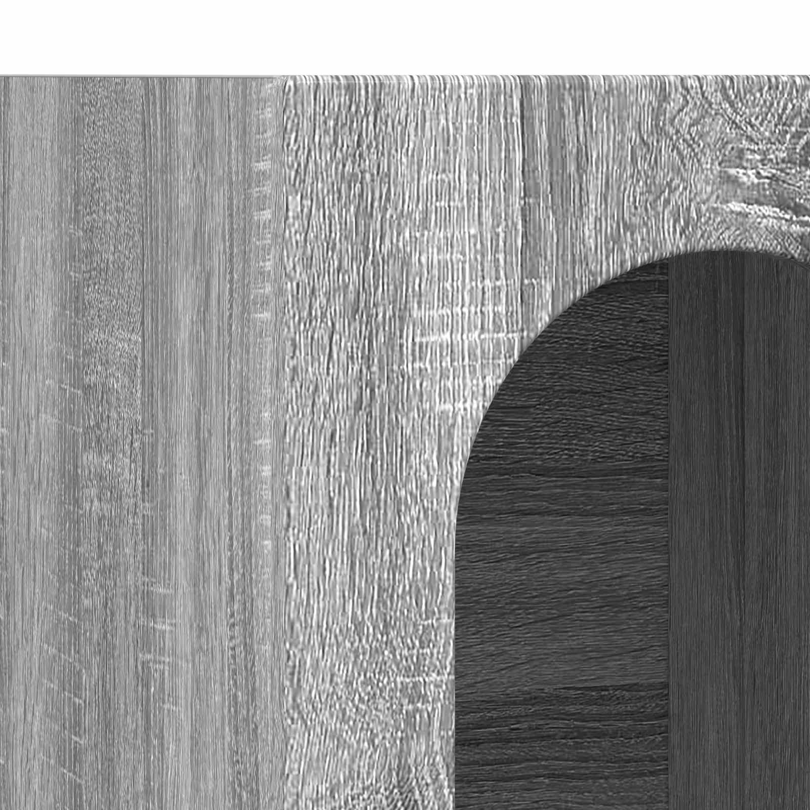 Bufet Gri Sonoma 59 x 35 x 100,5 cm Lemn compozit — imaginea 9