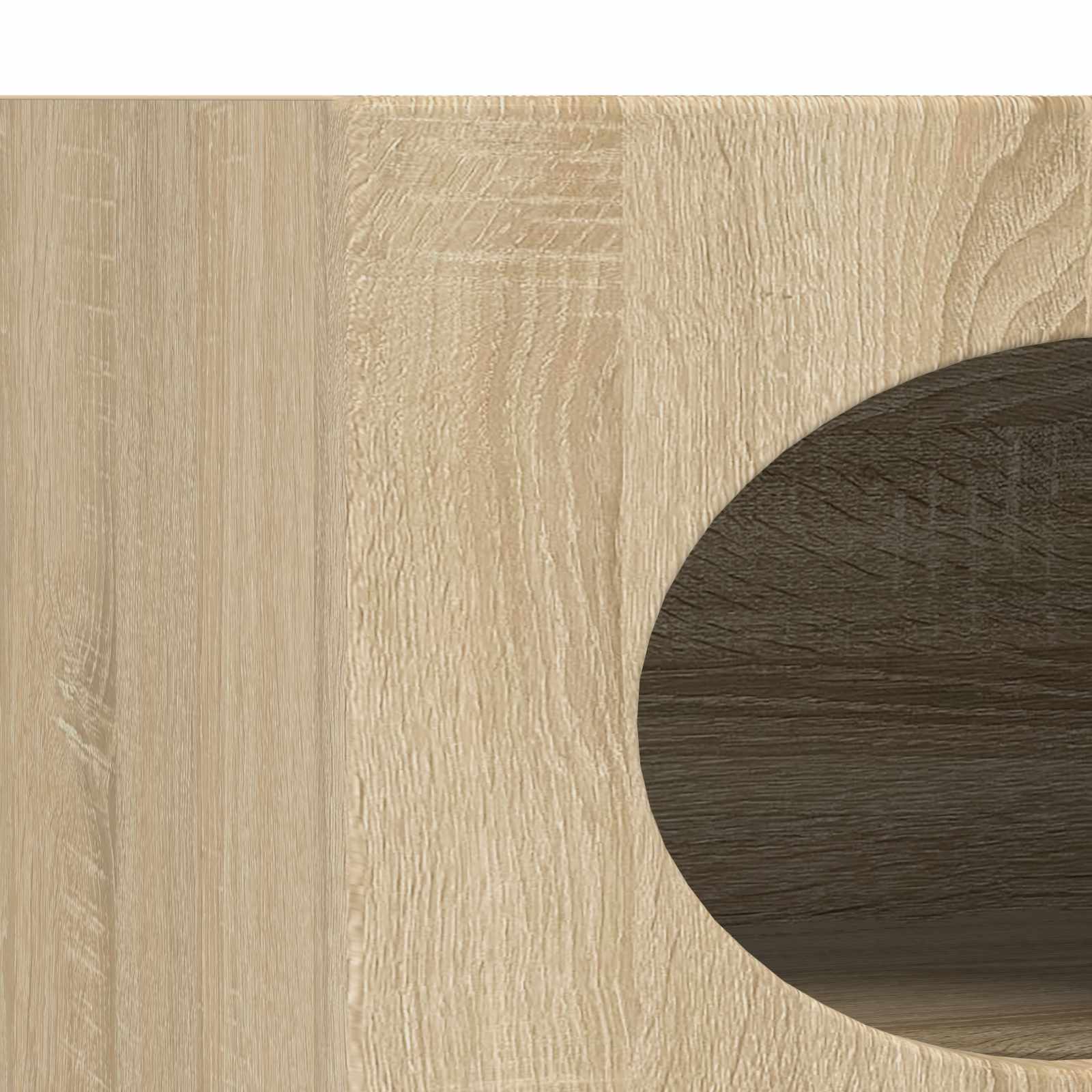 Bufet Stejar Sonoma 40 x 35 x 100,5 cm Lemn compozit — imaginea 9