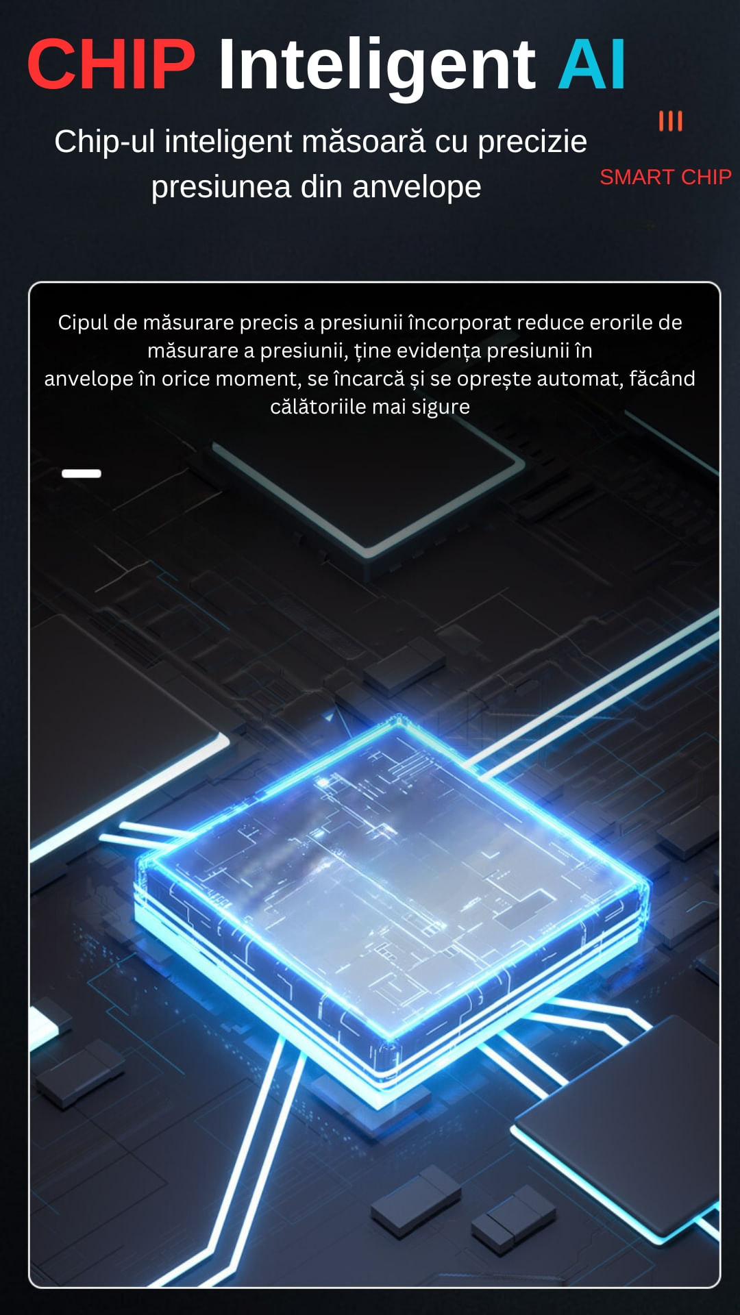 Pompa de aer electrica, Afisaj Digital, Oprire automata, Lanterna LED, Multifunctionala, 100W, Manometru, Negru — imaginea 11