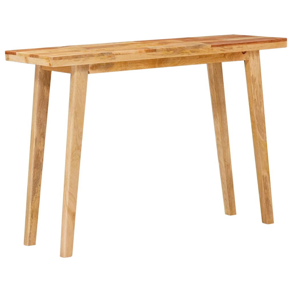 Masa de dining natural 100 x 35 x 75 cm Lemn de mango solid — imaginea 4