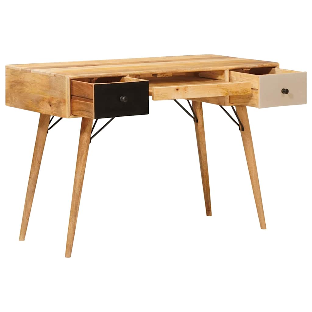 Masa de scris Maro 110 x 55 x 76 cm Lemn de mango solid — imaginea 3