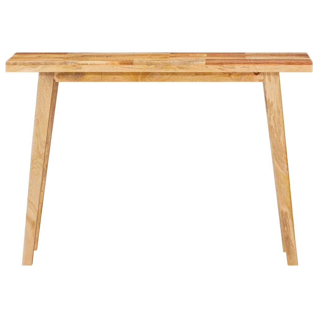 Masa de dining natural 100 x 35 x 75 cm Lemn de mango solid — imaginea 5