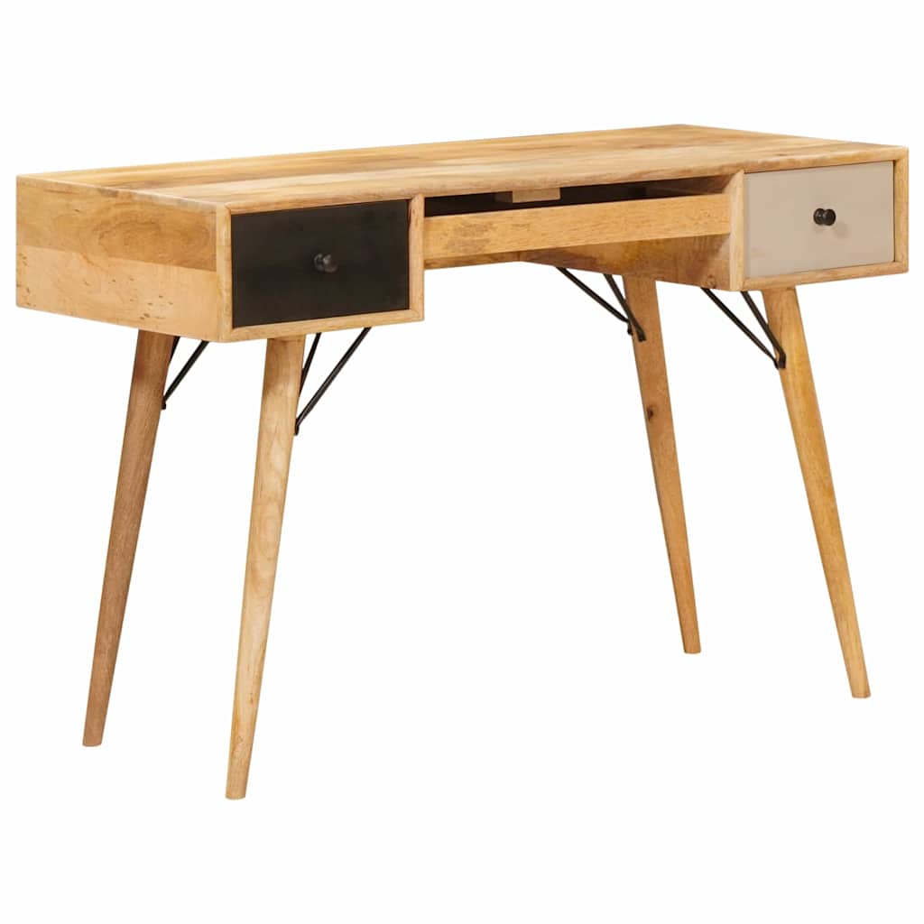 Masa de scris Maro 110 x 55 x 76 cm Lemn de mango solid — imaginea 4