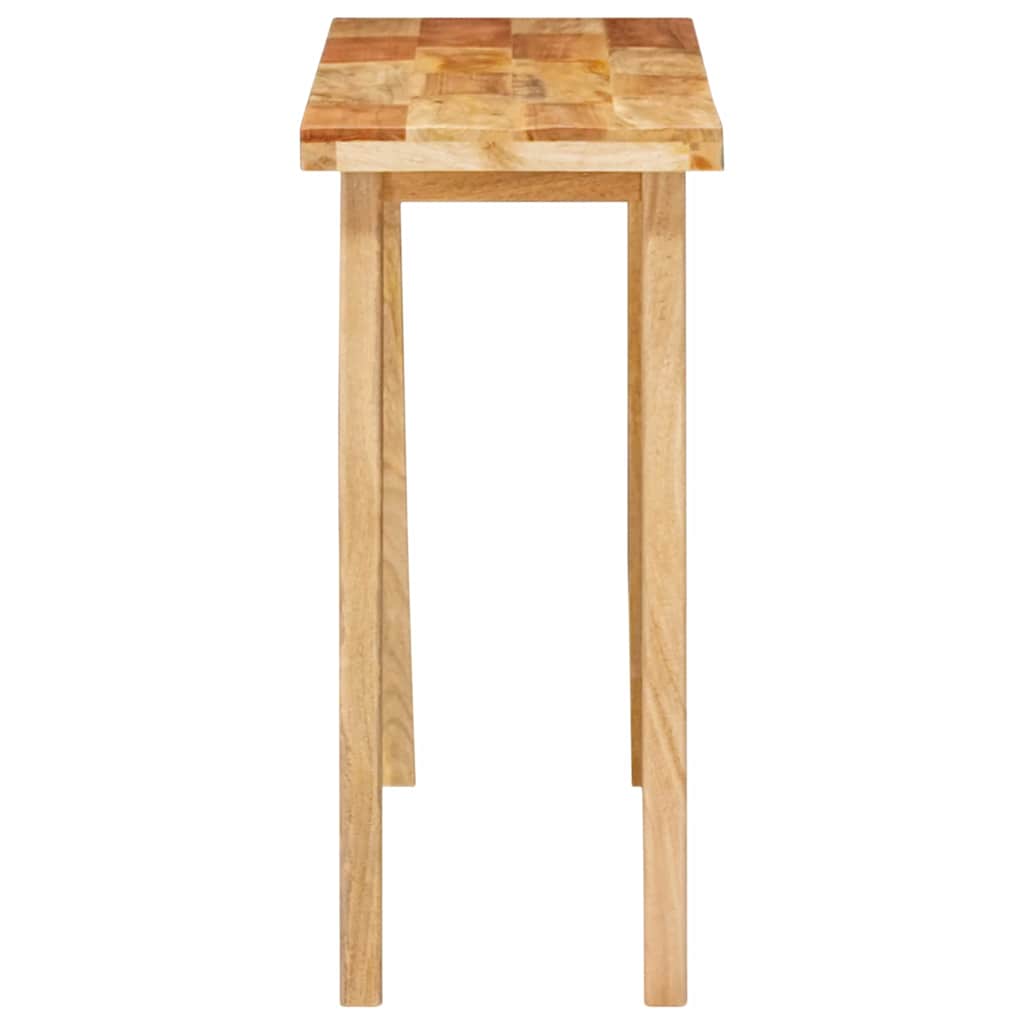 Masa de dining natural 100 x 35 x 75 cm Lemn de mango solid — imaginea 6