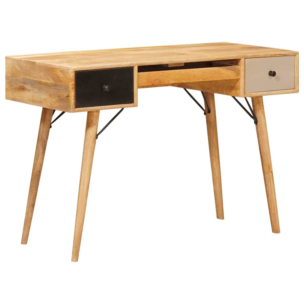 Masa de scris Maro 110 x 55 x 76 cm Lemn de mango solid — imaginea 5
