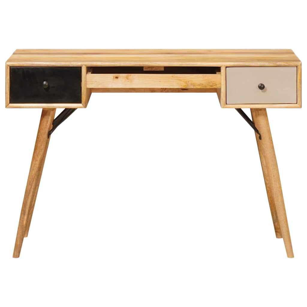 Masa de scris Maro 110 x 55 x 76 cm Lemn de mango solid — imaginea 6