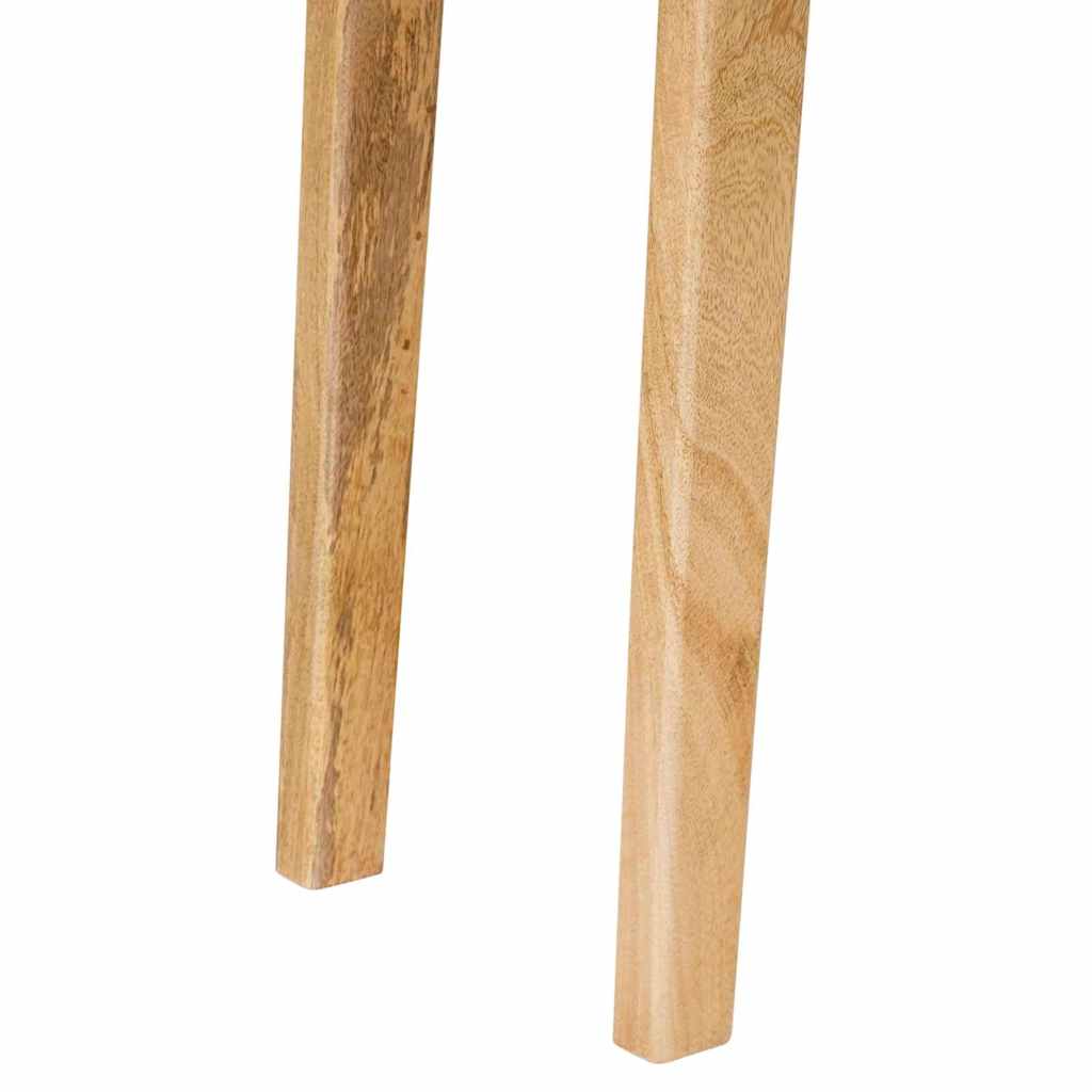 Masa de dining natural 100 x 35 x 75 cm Lemn de mango solid — imaginea 8