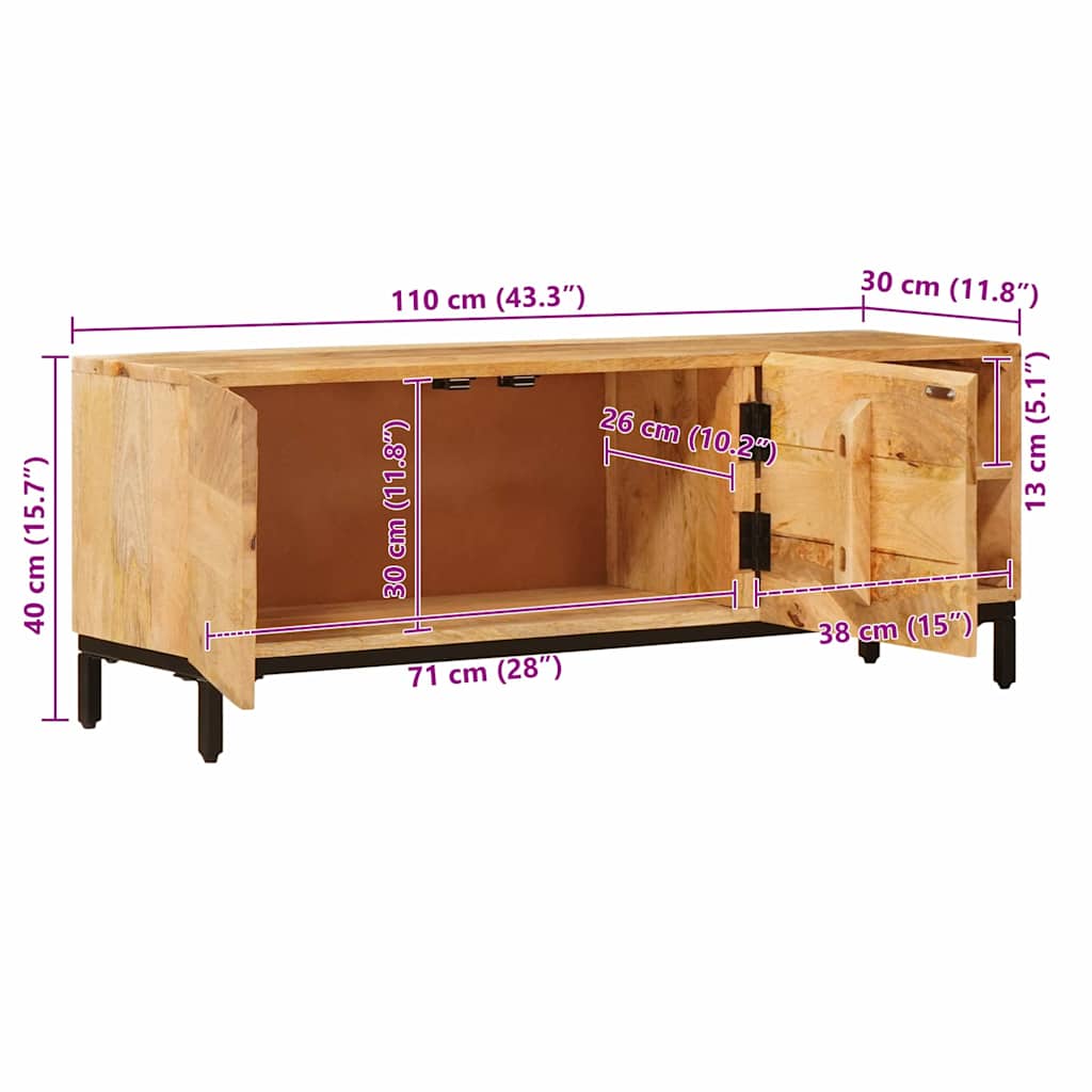Dulapuri de depozitare cu raft cu usa Maro 110 x 30 x 40 cm — imaginea 12