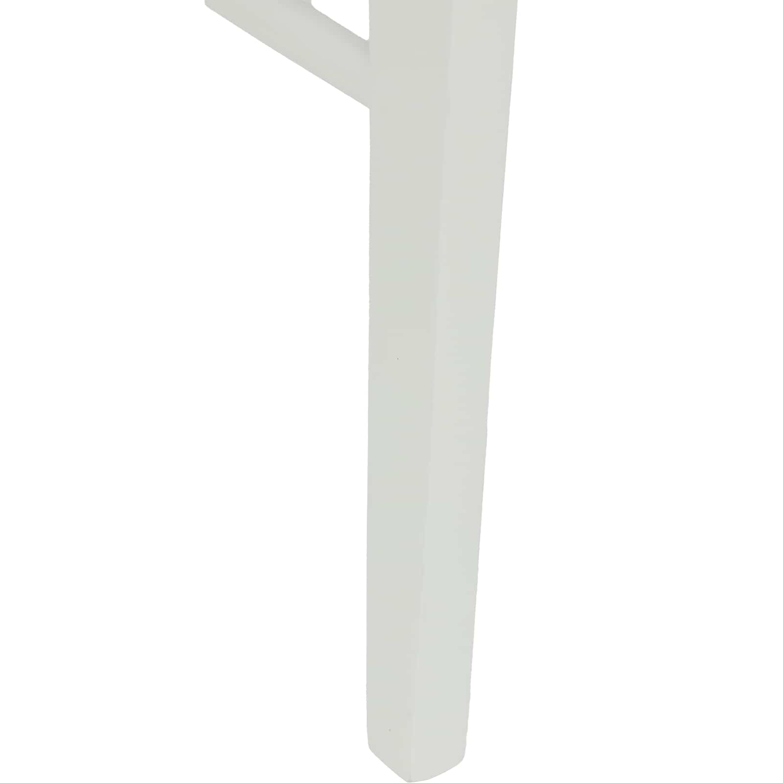 Scaun de sufragerie 2 pcs Alb si gri Lemn Solid de Cauciuc — imaginea 10