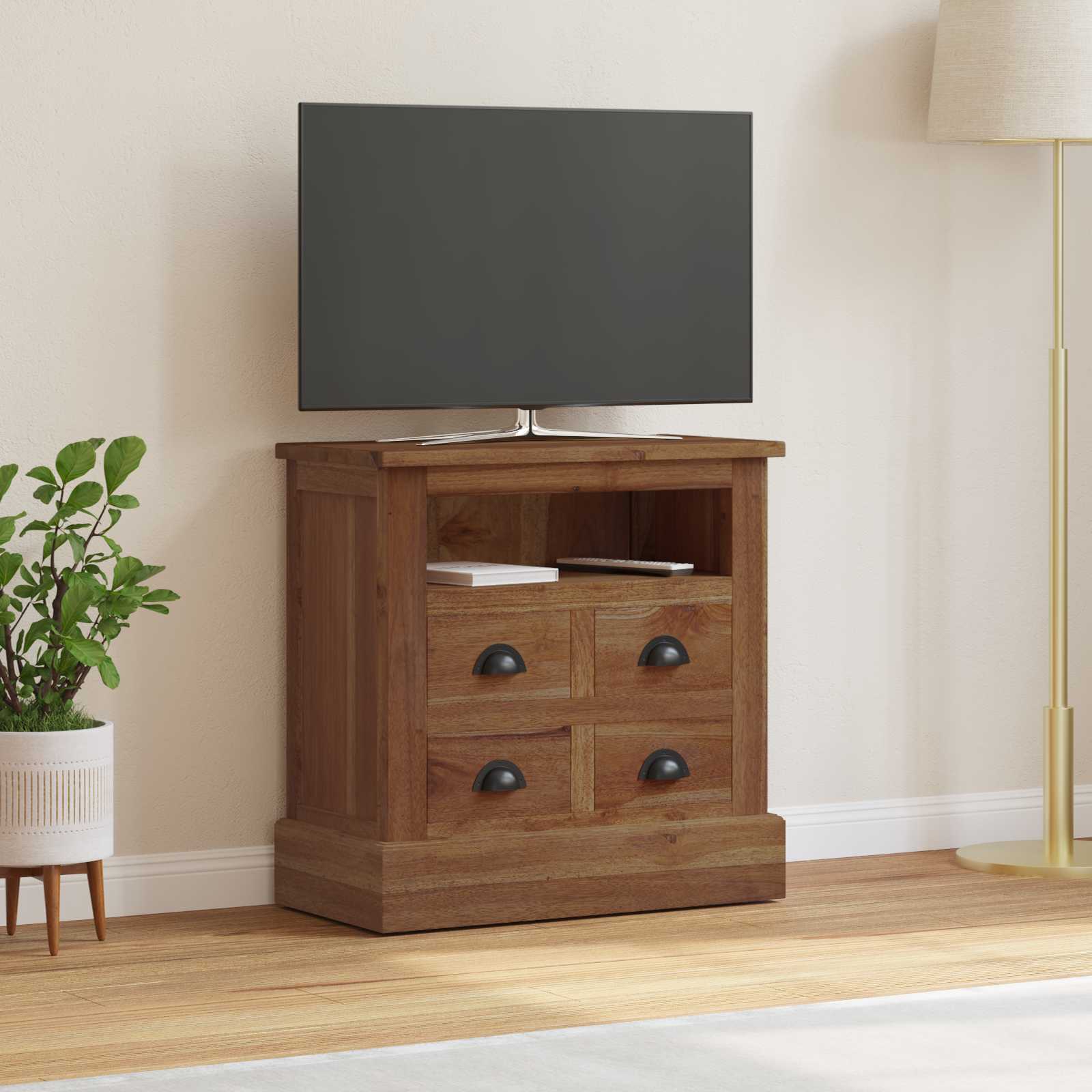 Dulap de depozitare Maro 60 x 30 x 60 cm Lemn solid de tec — imaginea 2
