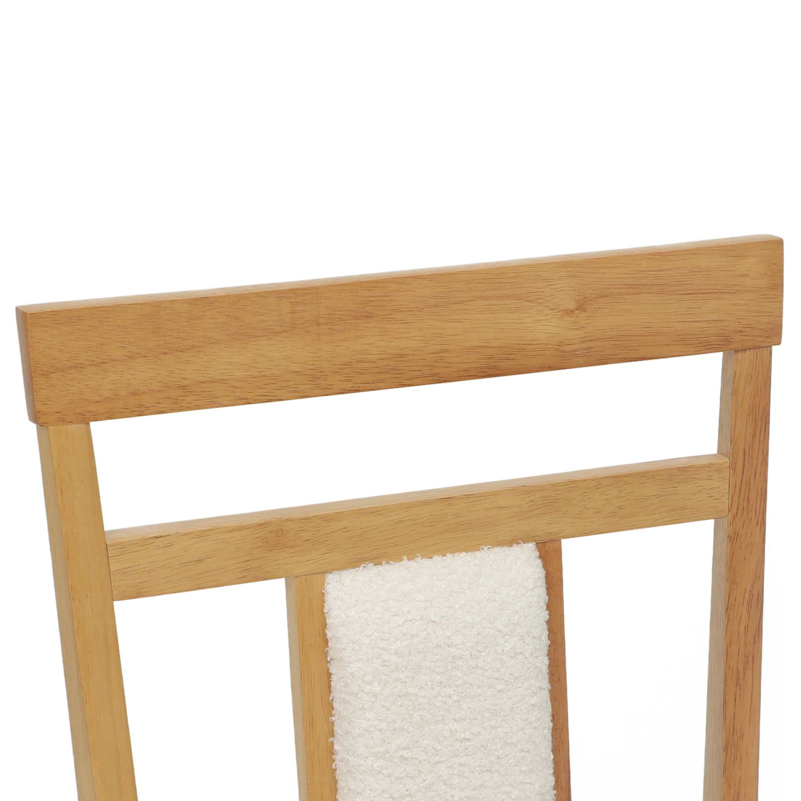 Scaun de sufragerie 2 pcs Natural si deschis — imaginea 9