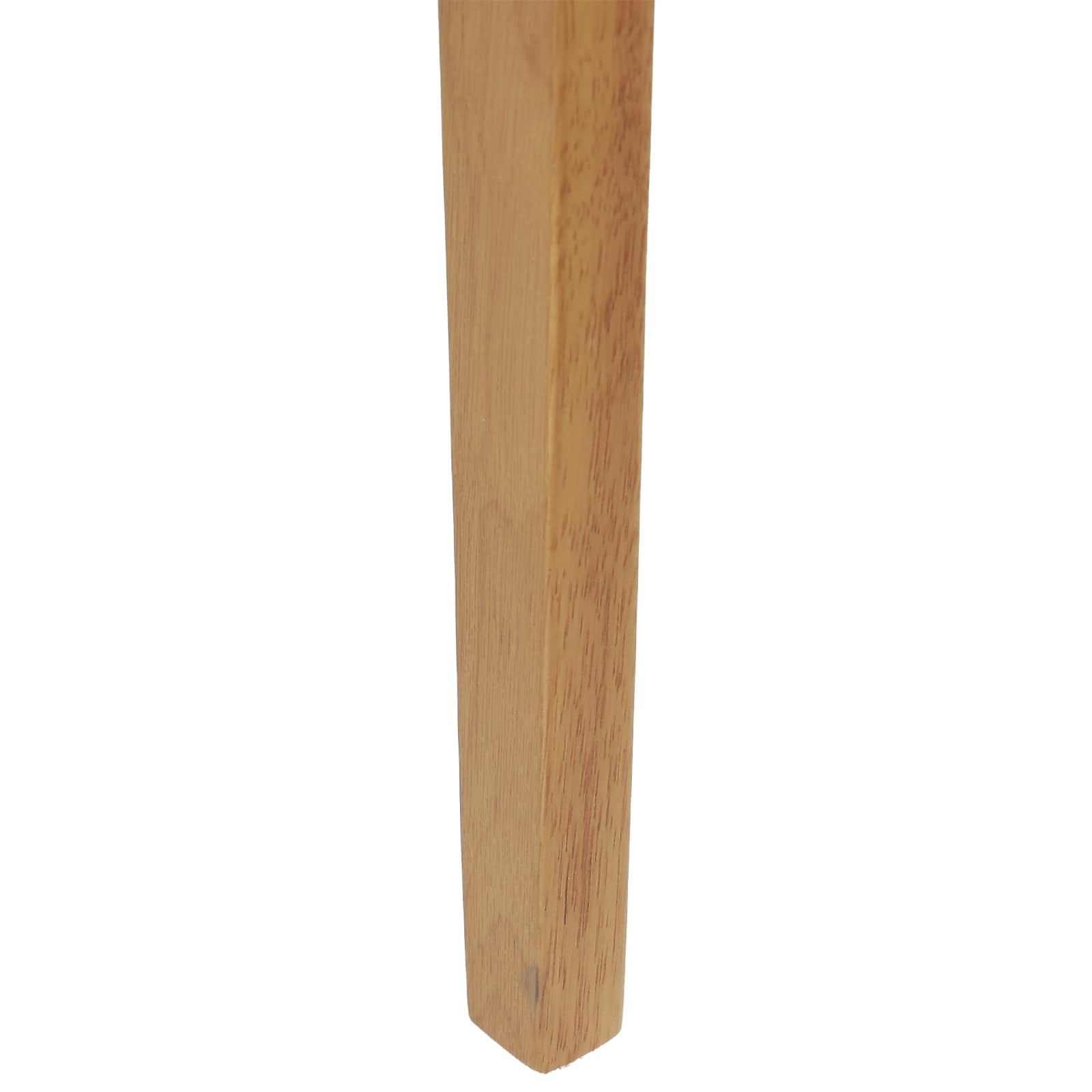 Scaun de sufragerie 2 pcs natural Lemn Solid de Cauciuc — imaginea 10