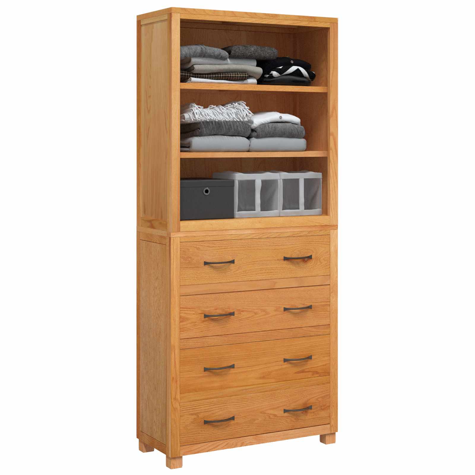 Set de Mobilier pentru Depozitare cu sertar Maro Lemn compozit — imaginea 3