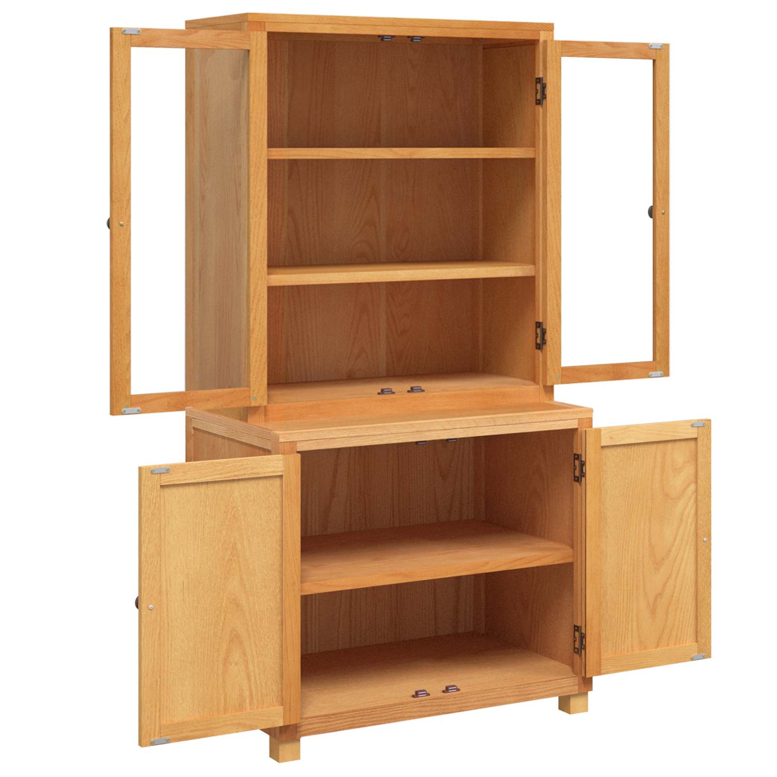 Set de Mobilier pentru Depozitare cu usa Maro Lemn compozit — imaginea 6