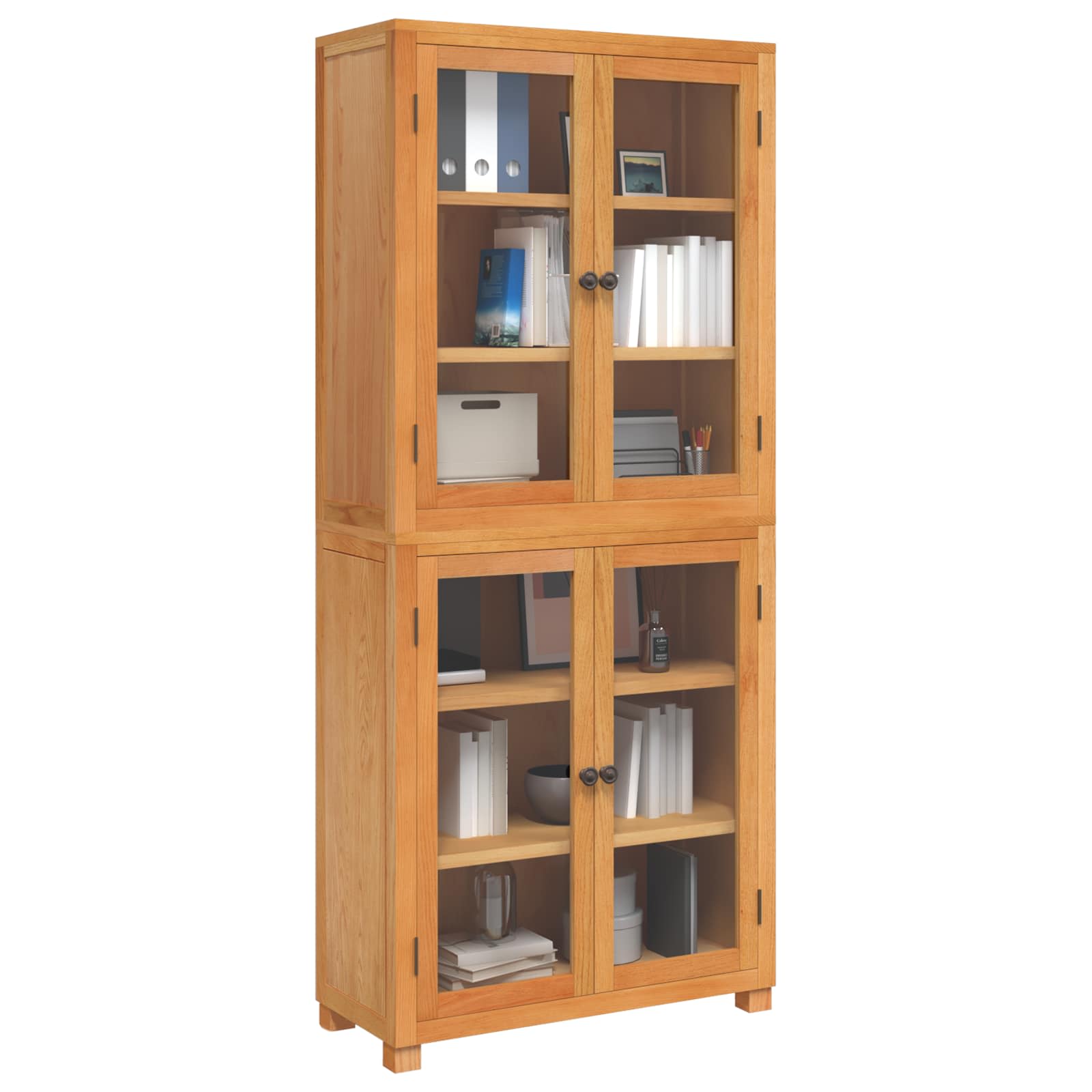 Set de Mobilier pentru Depozitare cu usa Maro Lemn compozit — imaginea 3