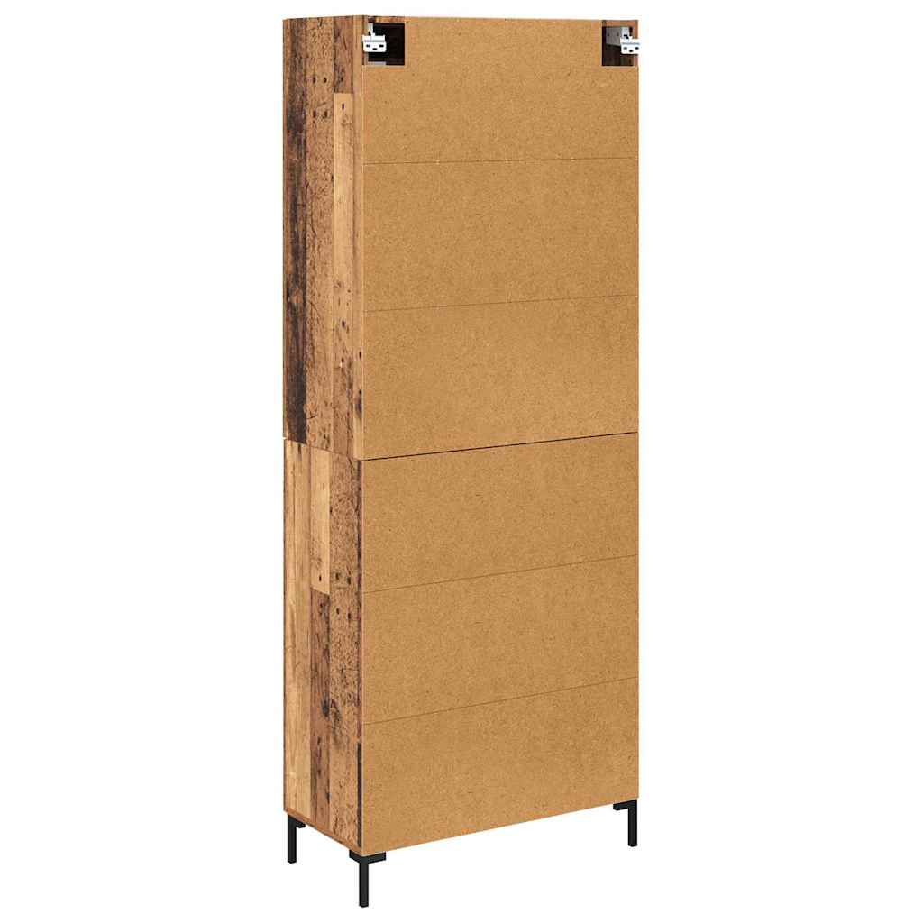 Bufet 2 pcs Lemn vechi 69,5 x 34 x 180 cm Lemn compozit — imaginea 3