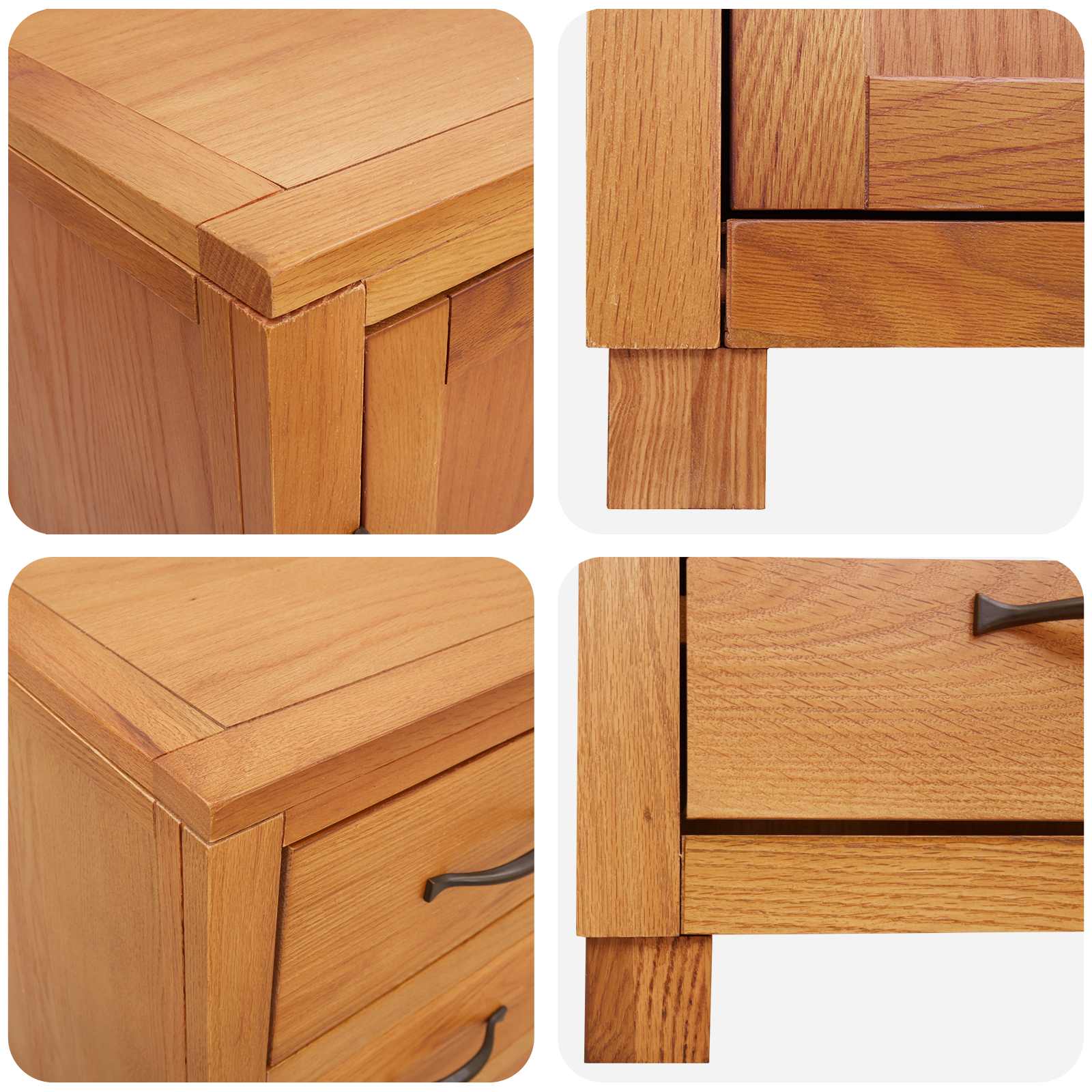 Set de Mobilier pentru Depozitare cu sertar Maro Lemn compozit — imaginea 10