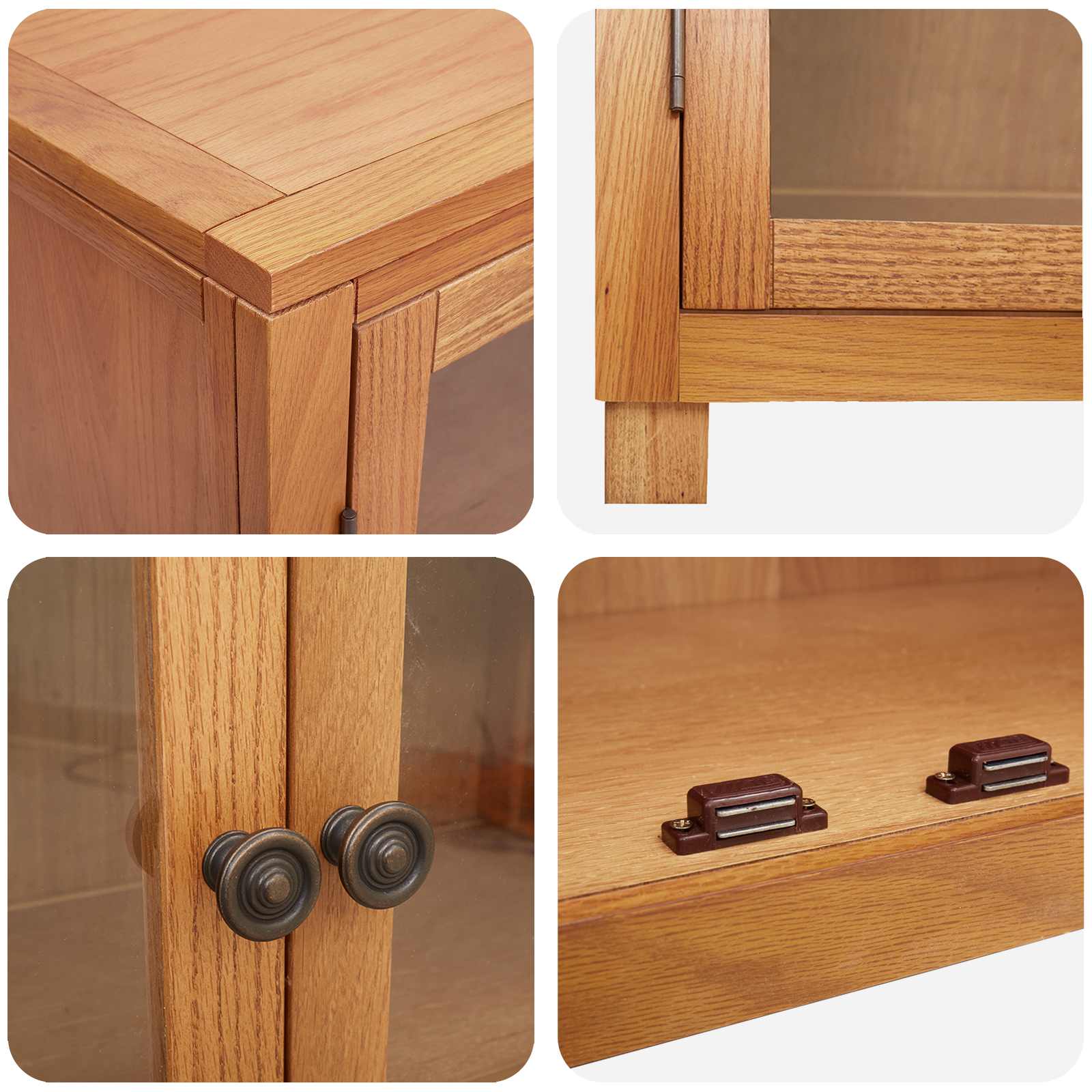 Set de Mobilier pentru Depozitare cu usa Maro Lemn compozit — imaginea 9