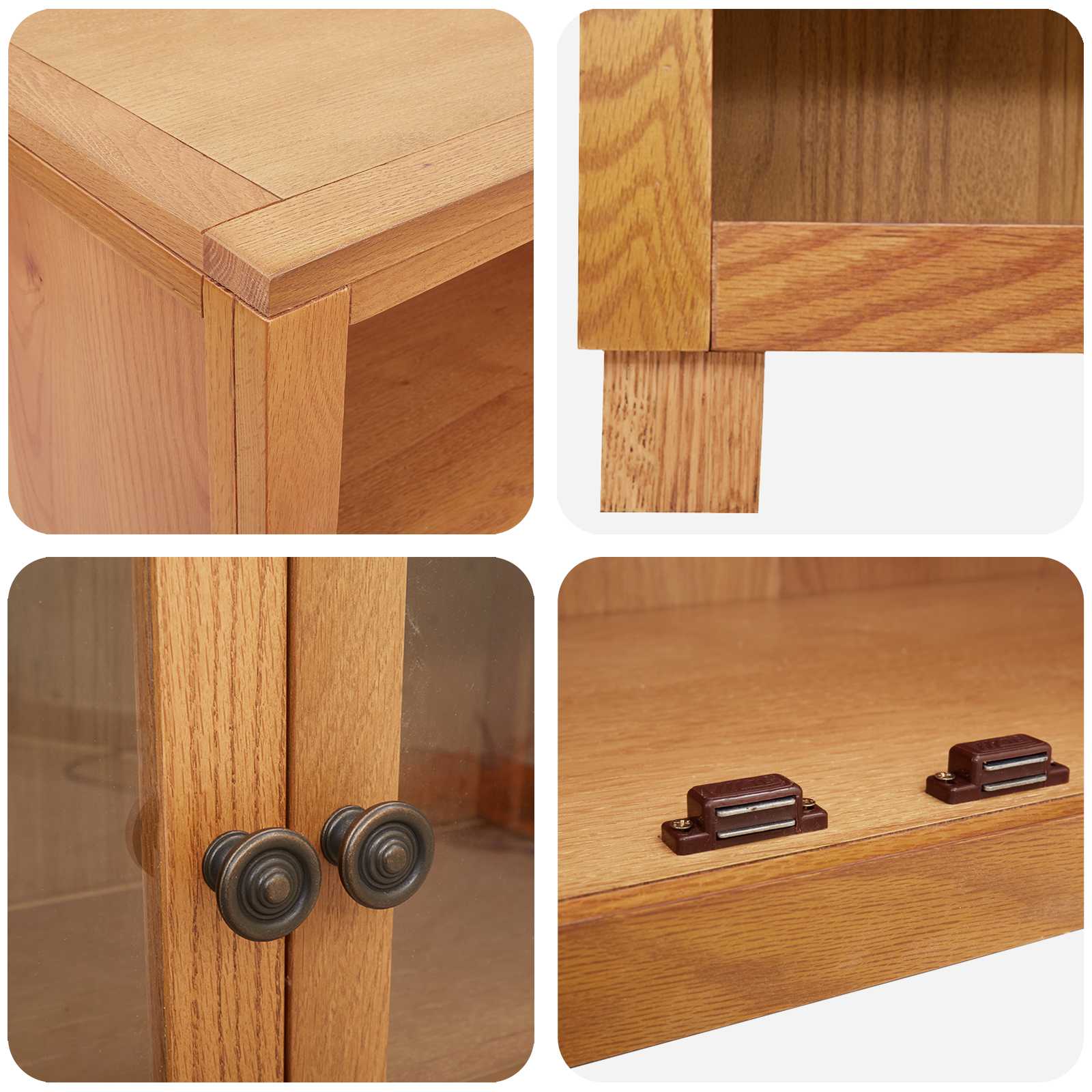 Set de Mobilier pentru Depozitare cu usa Maro Lemn compozit — imaginea 10