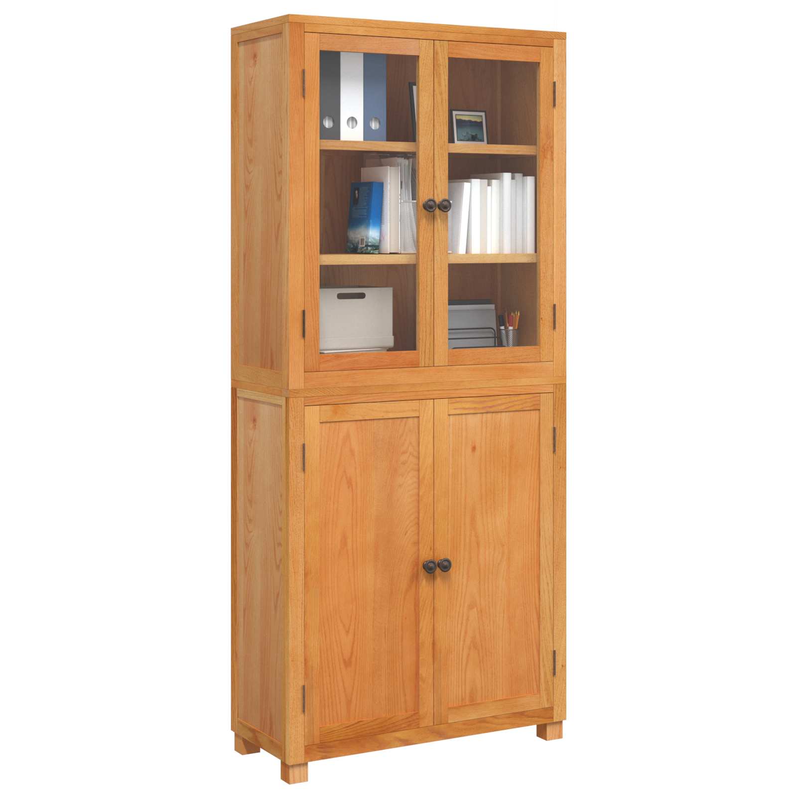Set de Mobilier pentru Depozitare cu usa Maro Lemn compozit — imaginea 3