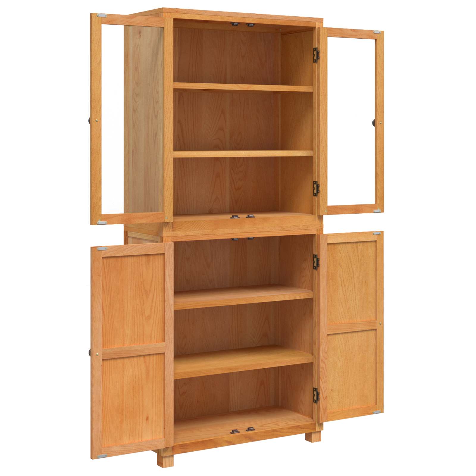 Set de Mobilier pentru Depozitare cu usa Maro Lemn compozit — imaginea 6