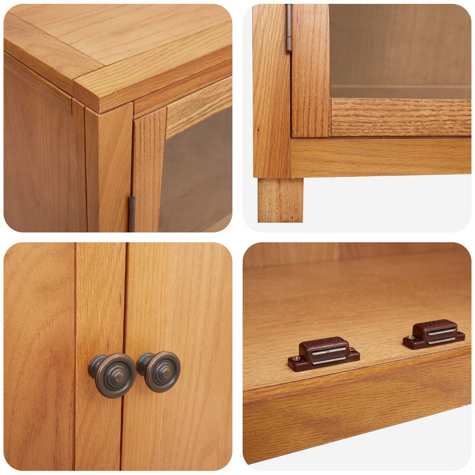 Set de Mobilier pentru Depozitare cu usa Maro Lemn compozit — imaginea 10