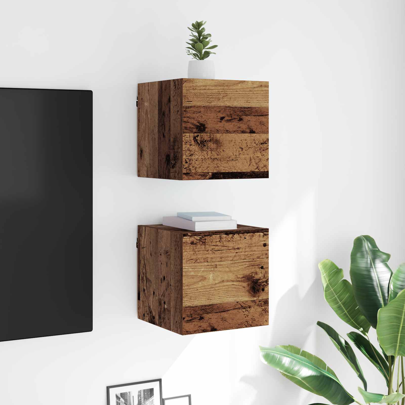 Cabinet TV Lemn vechi 30,5 x 30 x 30 cm Lemn compozit — imaginea 2
